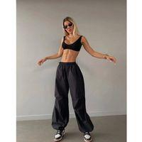 Cepli Paraşut Pantalon - Siyah