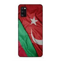 Samsung Galaxy A41 Uyumlu Kılıf Azarbaijan (10) Full Koruma Kılıfı Türk & Azerbaycan Bayrak