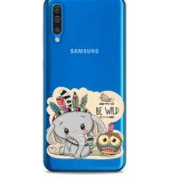 Zoologix (51) Samsung Galaxy A50 Şeffaf Kılıf Silikon Desenli