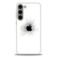 Samsung Galaxy S23 Plus Kılıf HD Baskılı Kılıf - Siyah Elma + Tam Ekran Koruyucu