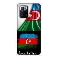 Xiaomi Poco X3 GT Uyumlu Kılıf Azarbaijan (13) Silikon Kap Bayraklar