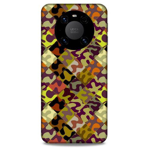 Lopard Huawei Mate 40 Pro Uyumlu Kılıf Kamuflaj (86) Glitter Kılıf