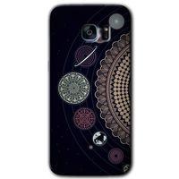 Potkal Hediye Fabrikası Samsung Galaxy S7 Edge Kılıf HD Desen Baskılı Arka Kapak - Gezegen Döngüsü