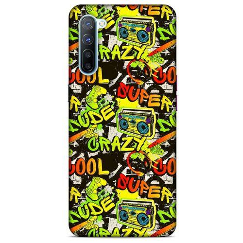 Graffitix (28) Desenli Silikon Kapak Oppo Reno 3 Kılıf