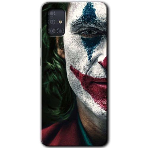 Samsung Galaxy A51 Kılıf Baskılı Kapak - Joker + 5D Tam Kaplayan Cam