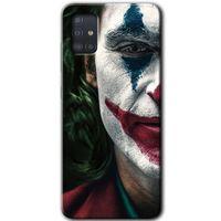 Samsung Galaxy A51 Kılıf Baskılı Kapak - Joker + 5D Tam Kaplayan Cam