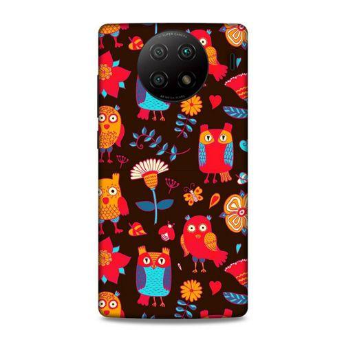 Lopard Xiaomi Redmi Note 9 5g Uyumlu Kılıf Baykuşlar (12) Koruyucu Silikon