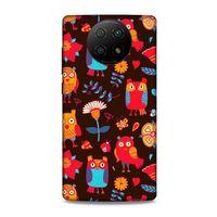 Lopard Xiaomi Redmi Note 9 5g Uyumlu Kılıf Baykuşlar (12) Koruyucu Silikon