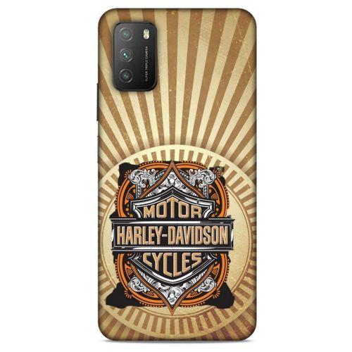 Xiaomi Poco M3 Uyumlu Kılıf Motorsiklet (5) Koruma Kabı Harley Davidson