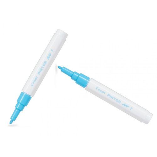 PILOT PİNTOR (F) YUVARLAK UÇ PASTEL MAVİ ( İki Adet )