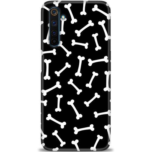 Realme 6 Pro Kılıf HD Baskılı Kılıf - Kemikler + Tam Ekran Koruyucu