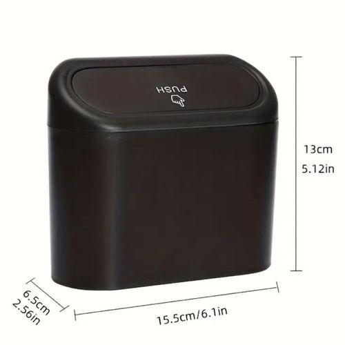 Araç İçi Takılarak Sabitlenebilen Mini Kapaklı Çöp Kovası