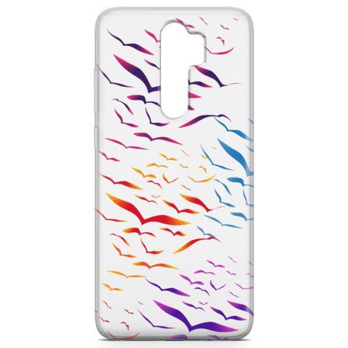 Xiaomi Redmi Note 8 Pro Kılıf Göç Zamanı Arka Kapak Koruma Desenli Full Koruyucu