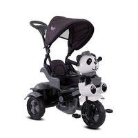 Babyhope 127A Little Panda 3 Tekerli Kontrollü Bisiklet (Pedli) Gri