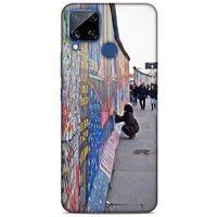 Oppo Realme C15 Kılıf Almanya (40) Fit Silikon Kılıf Berlin Duvarı