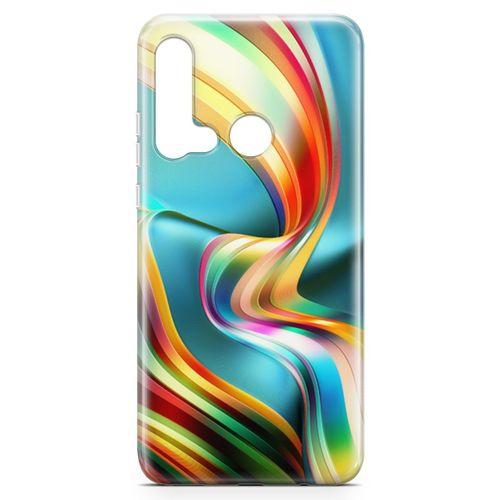 Huawei Nova 5i Kılıf Kuşaklar Arka Kapak Koruma Desenli Full Koruyucu
