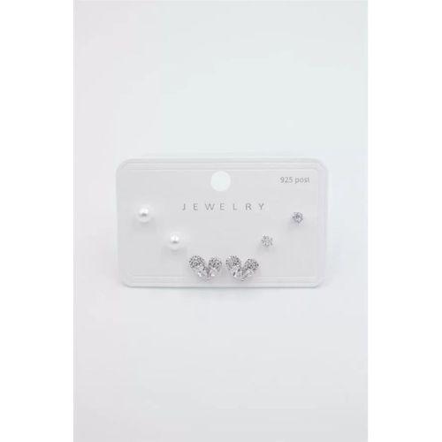 Çoklu Set Küpe - Gümüş