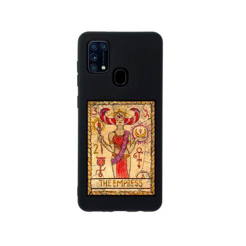Samsung M31 The Empress Premium Silikonlu Siyh Telefon Kılıfı