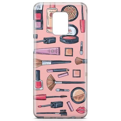 Xiaomi Redmi Note 9 Pro Kılıf Makyaj Çantası Arka Kapak Koruma Desenli Full Koruyucu