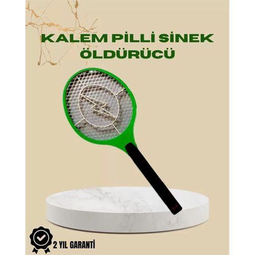 Yüksek Gerilimli Elektronik Sinek Öldürücü – Pil İle Çalışan, Güvenlik Izgaralı