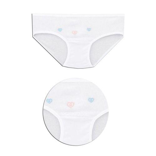 Tutku 0821 Kız Çocuk İnce Bel İşlemeli Bato Külot