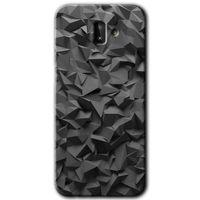 Samsung Galaxy J8 HD Baskılı Kılıf + 9D Tam Ekran Koruyucu - Dark Broke