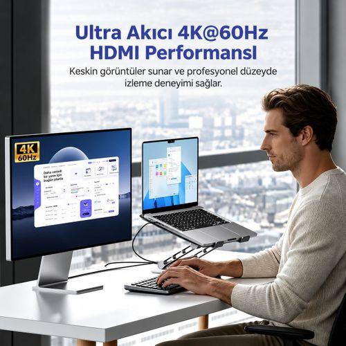 UNITEK 360° METAL 15.6” NOTEBOOK STAND (D1109CGY01)