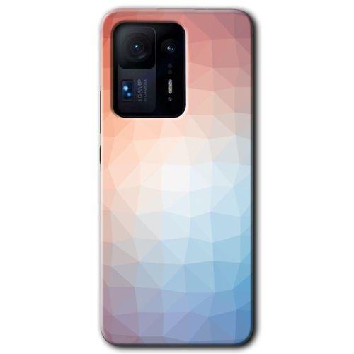 Xiaomi Mi Mix 4 Kılıf HD Desen Baskılı Arka Kapak - Polygon Graident 3