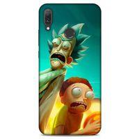 Huawei Y9 2019 Uyumlu Kılıf Rick And Morty (24) Darbe Emici Kılıf Frank Palicky
