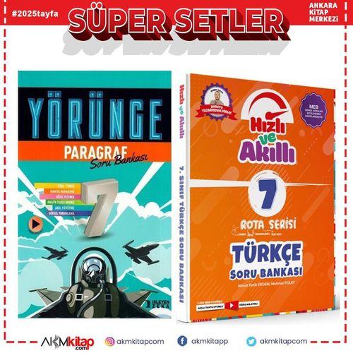 Tammat Yayıncılık 7. Sınıf Türkçe ve İşleyen Zeka Paragraf Yörünge Serisi Soru Bankası Seti 2 Kitap