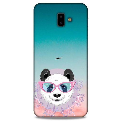 Animax Gözlüklü Panda Samsung Galaxy J6 Plus Kılıf Desenli Silikon