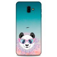Animax Gözlüklü Panda Samsung Galaxy J6 Plus Kılıf Desenli Silikon