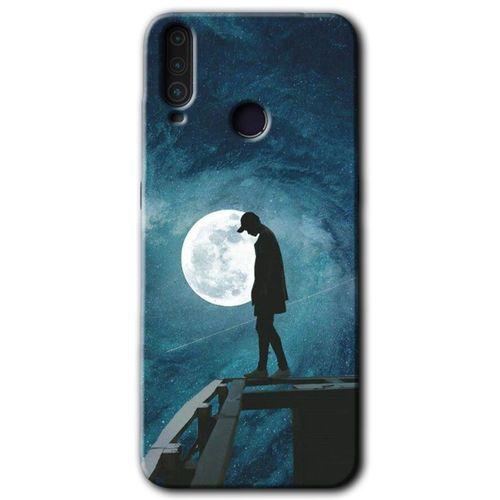 Potkal Hediye Fabrikası General Mobile GM 10 Kılıf HD Desen Baskılı Arka Kapak - Dolunay Yalnızlık