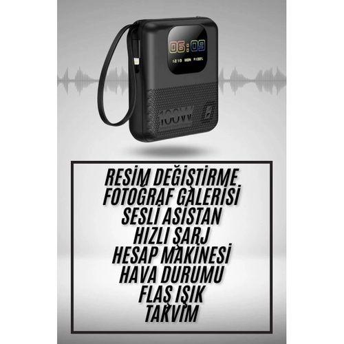 Akıllı Powerbank 10.000 Mah 4 Çıkışlı Taşınabilir Dijital Göstergeli