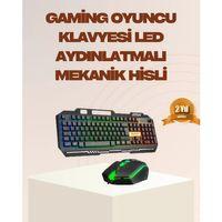 Mekanik Led  Klavye Mouse Seti – Yüksek Tepki Ve Ergonomi