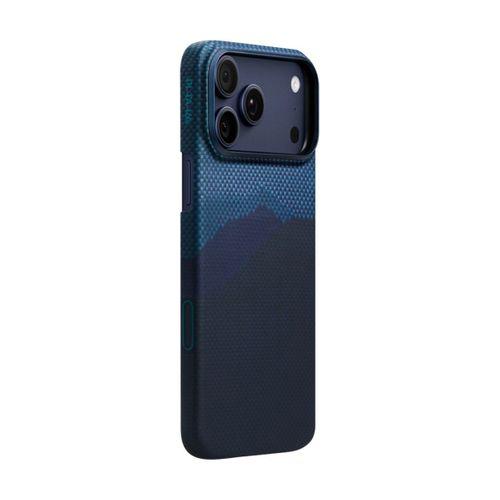 Apple iPhone 17 Pro Kılıf M-safe Şarj Özellikli Aramid Fiber Pitaka Tactile Woven Starpeak Serisi Over The Horizon Kapak