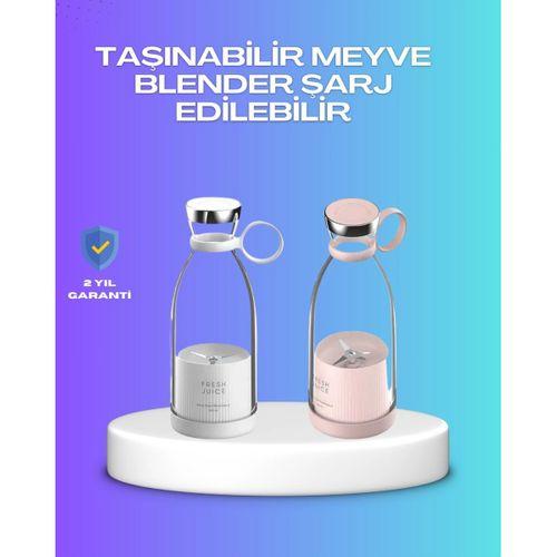 Çevre Dostu Cam Gövdeli Kablosuz Smoothie Blender