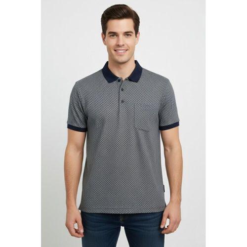 Erkek Polo Yaka Jakarlı Tişört BGL-ST00535