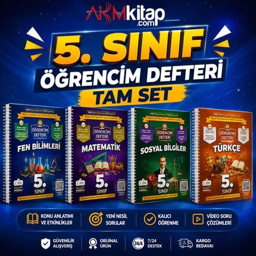 Murat Eğitim Yayınları 5.Sınıf Öğrencim Defteri Seti 4 Kitap