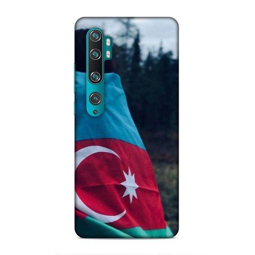 Xiaomi Mi Note 10 Uyumlu Kılıf Azarbaijan (38) Neo Hybrid Kılıf Bayrak Kadın