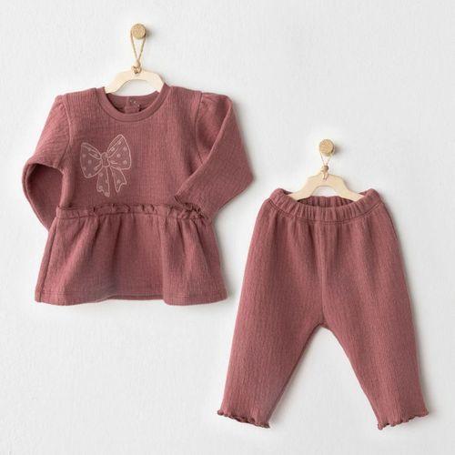 Andywawa Andywawa AC26204 Casual 2'li Takım Dusky Rose