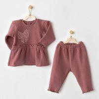 Andywawa Andywawa AC26204 Casual 2'li Takım Dusky Rose