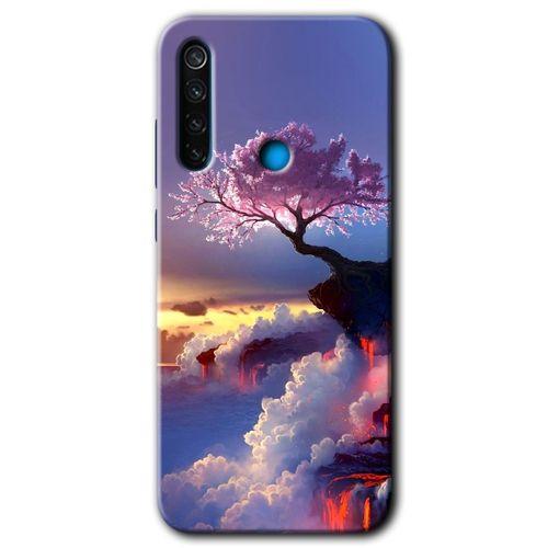 Xiaomi Redmi Note 8T Kılıf HD Desen Baskılı Arka Kapak - Wash Red Wall