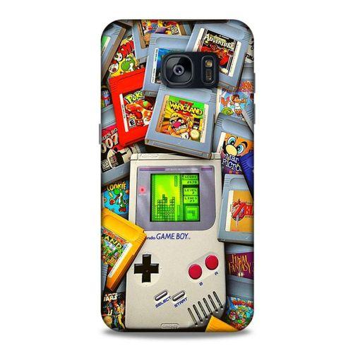 Retro (50) Desen Shockproof Kılıf Renkli Samsung Galaxy S7 Edge Kılıf