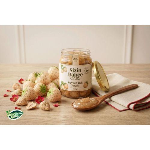 Beyaz Çilek (Pineberry) Reçeli 360 gr.