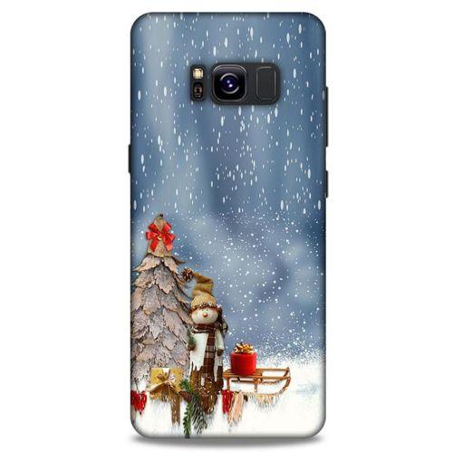 Samsung Galaxy S8 Kılıf Snowix (5) Koruma Kabı Gri Beyaz