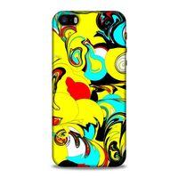 Lopard Apple iPhone SE Uyumlu Kılıf Soyut Sanat (26) Desenli Tpu Silikon Kılıf