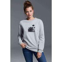 The Perfect Drummer Metal Rock Music Baskılı Gri Kadın Sweatshirt