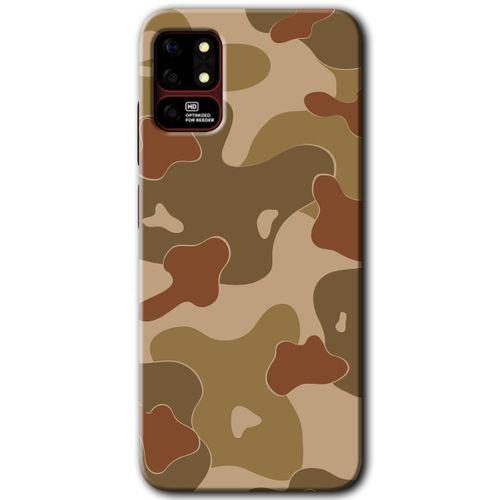 Reeder S19 Max Kılıf HD Desen Baskılı Arka Kapak - Kamuflaj 10