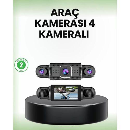 Gps’li 4 Kameralı Araç İç Dış Kayıt Sistemi 1080p Wifi Destekli